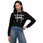 Campus Sutra Women Printed Crop Casual Hooded Sweatshirts Roposo Clout