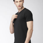 Mens Cotton Half Sleeve Round Neck Tshirt Roposo Clout