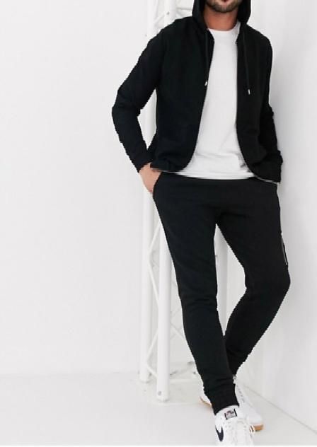 Cotton Solid Hoodie Jacket Roposo Clout