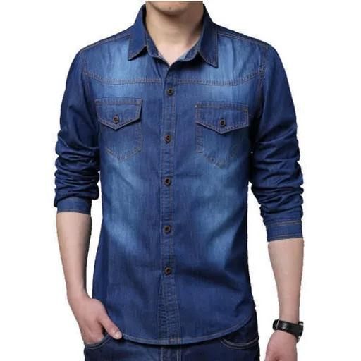 Cotton Solid Full Sleeves Mens Casual Shirt Roposo Clout