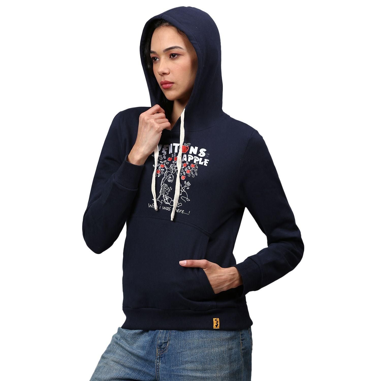 Campus Sutra Women's Cotton Full Sleeve Hoodies Roposo Clout
