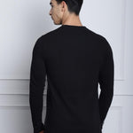 Door 74 Mens Printed Black Color Regular Fit Long Sleeves Tshirt Roposo Clout
