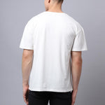 Door 74 Men Off White Graphic Printed Pure Cotton Oversized T-Shirt Roposo Clout