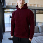 Cotton Solid Full Sleeves Mens Hoodie Roposo Clout