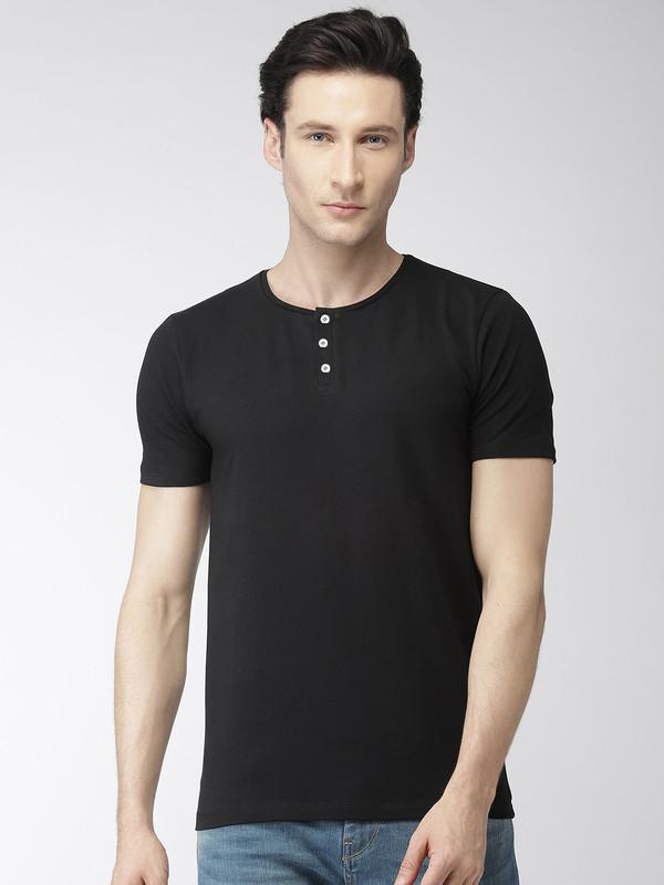 Mens Cotton Half Sleeve Round Neck Tshirt Roposo Clout