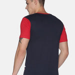 UrGear Cotton Color Block Half Sleeves Mens Round Neck T-Shirt - shoponez.com