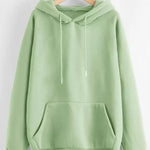 Women's Solid Fleece Hoodies Roposo Clout