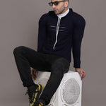 Denzolee Men's Solid Hooded T-Shirt With Mask Roposo Clout