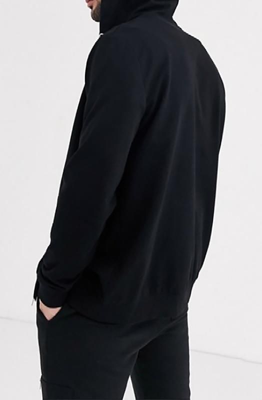 Cotton Solid Hoodie Jacket Roposo Clout