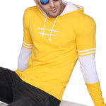 Denzolee Colorblocked Men's Hooded T-Shirt Roposo Clout