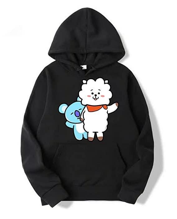 Men's Cotton Graphic Print Winter Sweatshirt Hoodie Roposo Clout