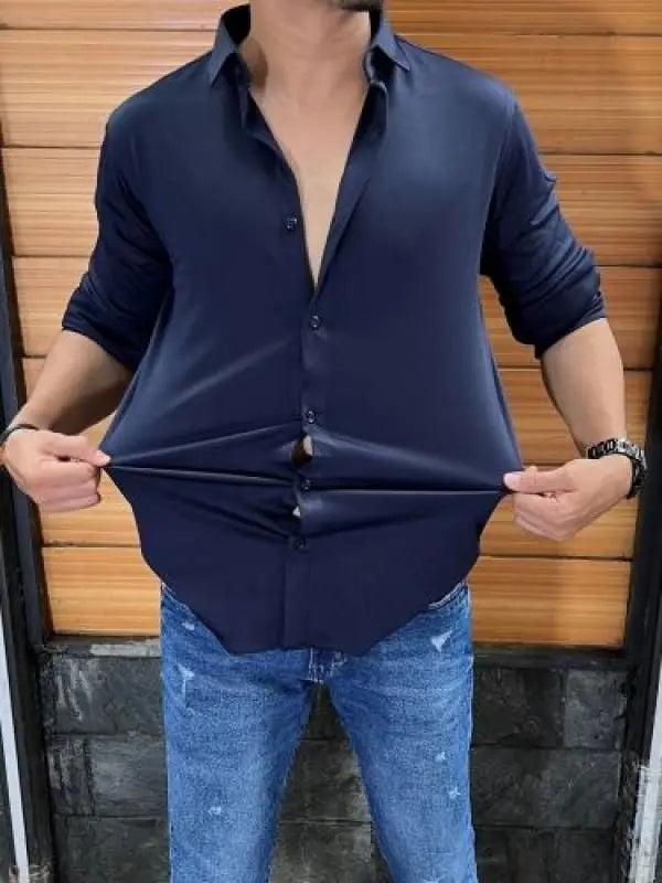 Men Slim Fit Casual Shirt - shoponez.com