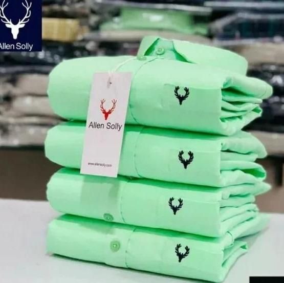 Men's Solid Cotton Formal Shirt (Pack of 1) Roposo Clout