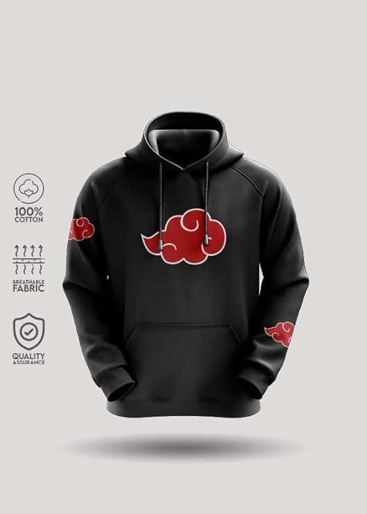 Men's Cotton Graphic Print Winter Sweatshirt Hoodie Roposo Clout