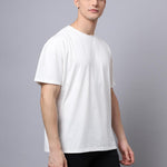Door 74 Men Off White Graphic Printed Pure Cotton Oversized T-Shirt Roposo Clout