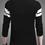 Tom Scott Cotton Blend Color Block Full Sleeves T-Shirt Roposo Clout