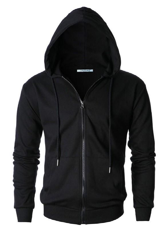 Cotton Solid Hoodie Jacket Roposo Clout
