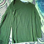 Men Full Sleeve Green Color Solid Sweatshirt Roposo Clout