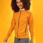 Women's  Cotton Yellow Others Sweatshirt Roposo Clout
