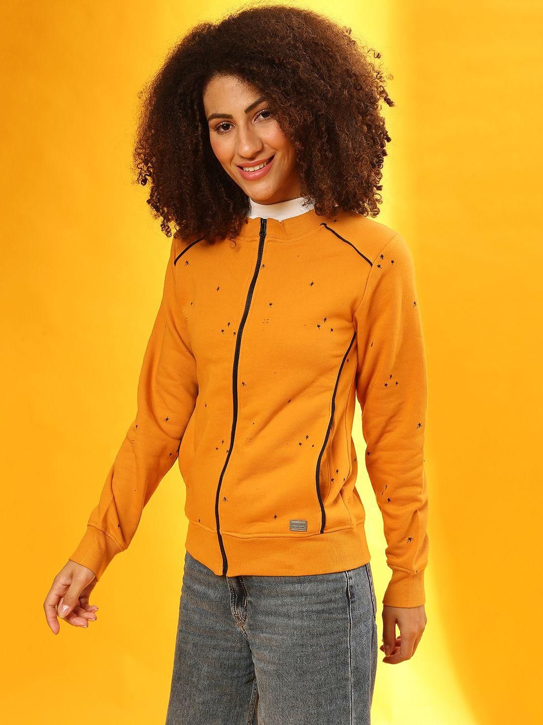 Women's  Cotton Yellow Others Sweatshirt Roposo Clout