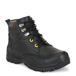 Bucik Men's Black Synthetic Leather Lace-Up Casual Shoes Roposo Clout